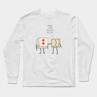 Happines Is When You're Right Beside Me Long Sleeve T-Shirt